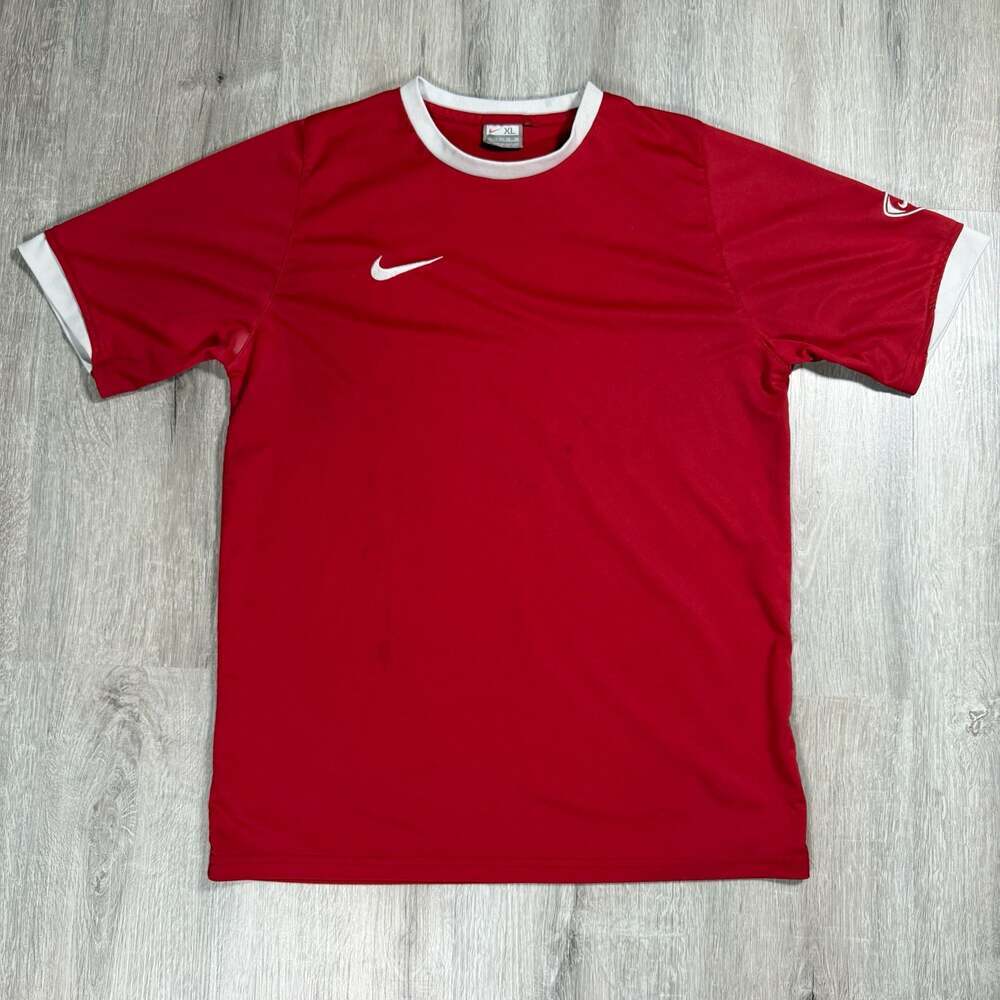 Nike Boys Dri-Fit Challenge IV Soccer Jersey Red/White XL Y2K